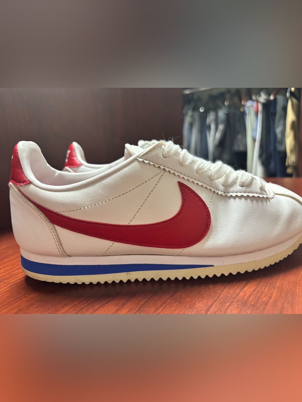 Nike Classic Cortez Leather “Forrest Gump” varsity retro low-top sneaker - 2018